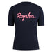 Rapha - Women's Logo T-Shirt - Navy/High-Vis Pink