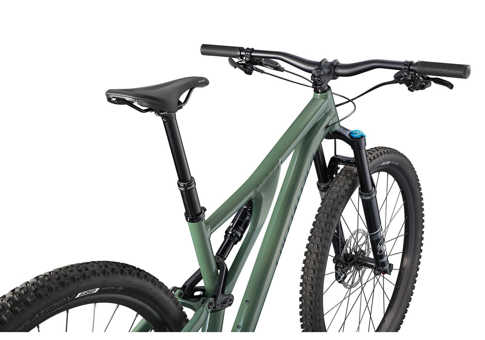 Specialized - Stumpjumper Comp Alloy - GLOSS SAGE GREEN / FOREST GREEN - 2021 - 4