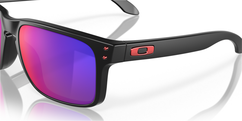 Oakley Holbrook Matte Black W +Red Iridium