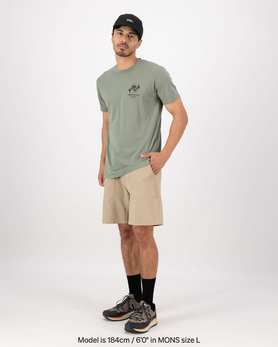 Mons Royale Icon T-shirt Mens Mr Thumb Willow