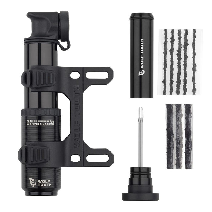 WOLF TOOTH ENCASE PUMP 40CC WITH TUBELESS TYRE PLUG TOOL