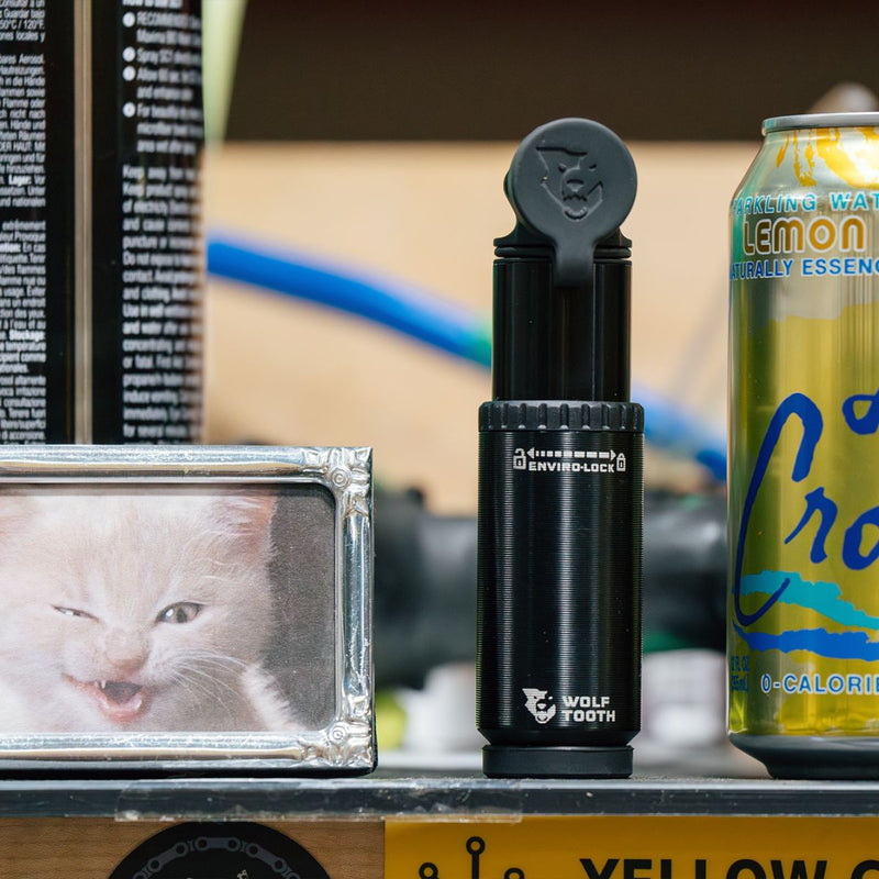 WOLF TOOTH ENCASE PUMP 30CC WITH TUBELESS TYRE PLUG TOOL