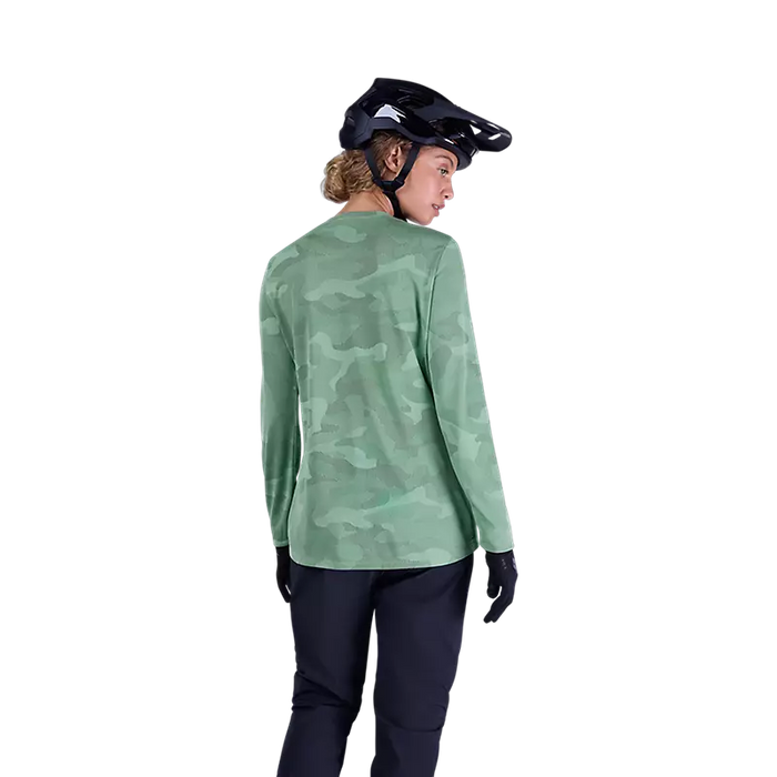 Fox Ranger Womens LS Jersey Tru Dri Pine Green