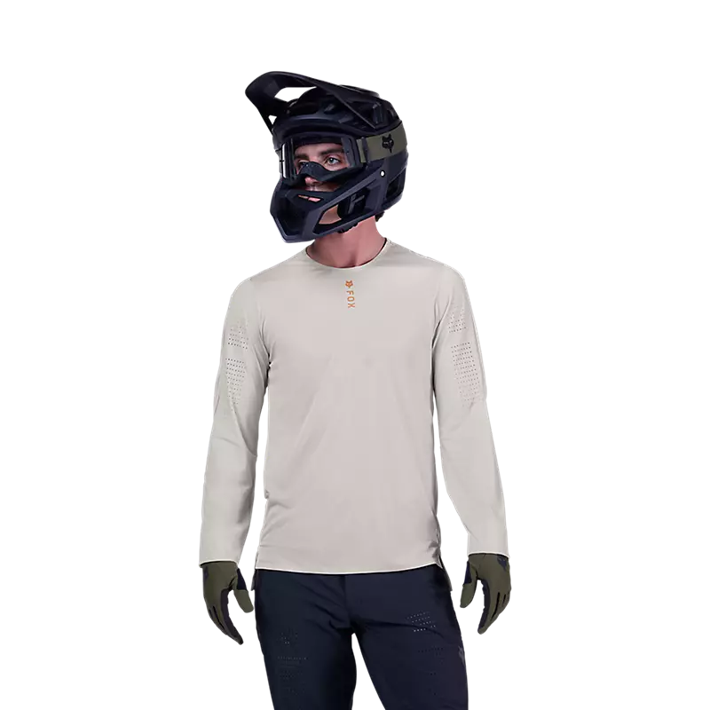 Fox Flexair Pro LS Jersey V2 Vintage White