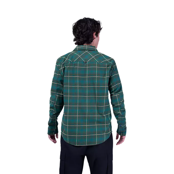 Fox Survivalist Stretch Flannel Dark Sage Green