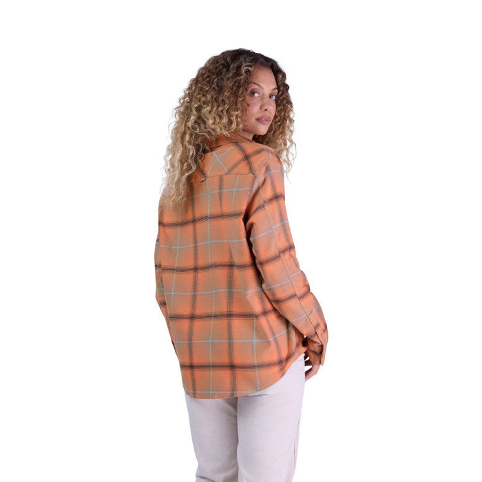 Fox Womens Survivalist Stretch Flannel Coral