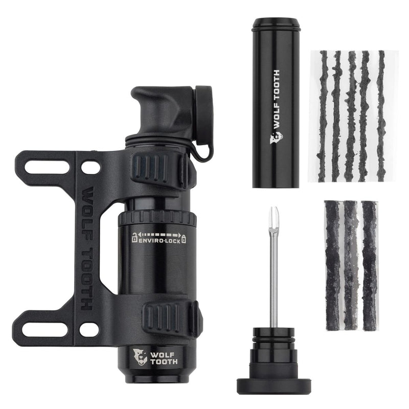 WOLF TOOTH ENCASE PUMP 30CC WITH TUBELESS TYRE PLUG TOOL