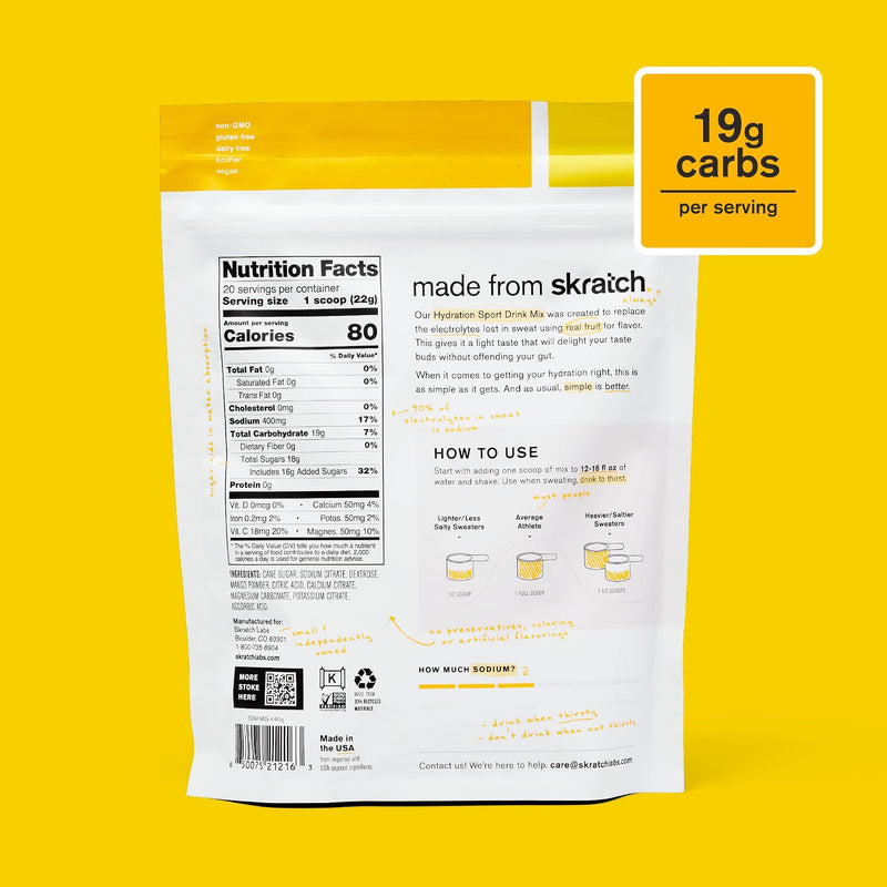 Skratch Labs Hydration Sport Drink Mix Mango