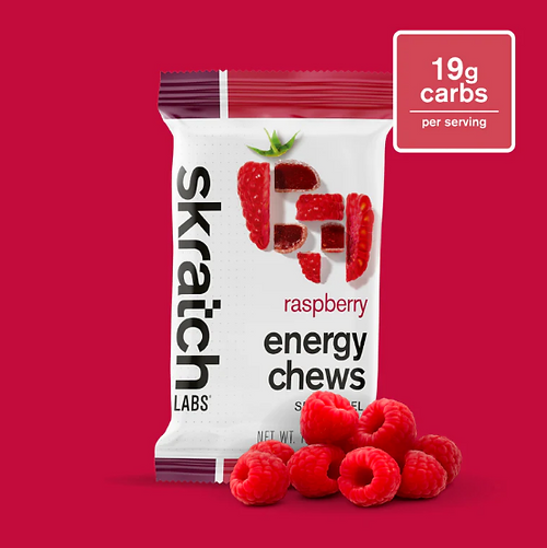 Skratch Labs Energy Chews Raspberry