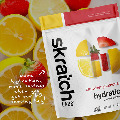Skratch Labs Hydration Sport Drink Mix Strawberry Lemonade