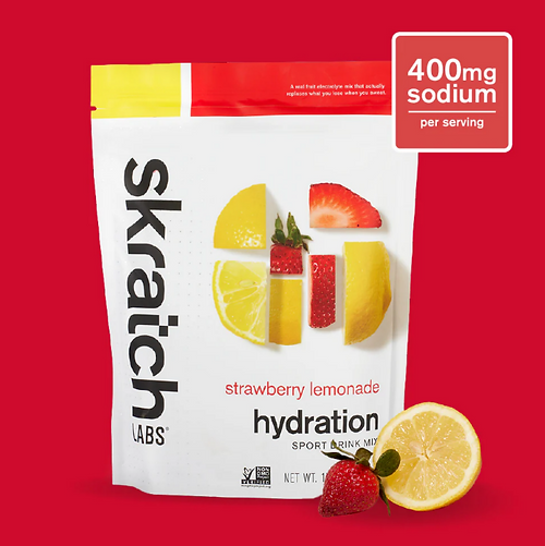 Skratch Labs Hydration Sport Drink Mix Strawberry Lemonade