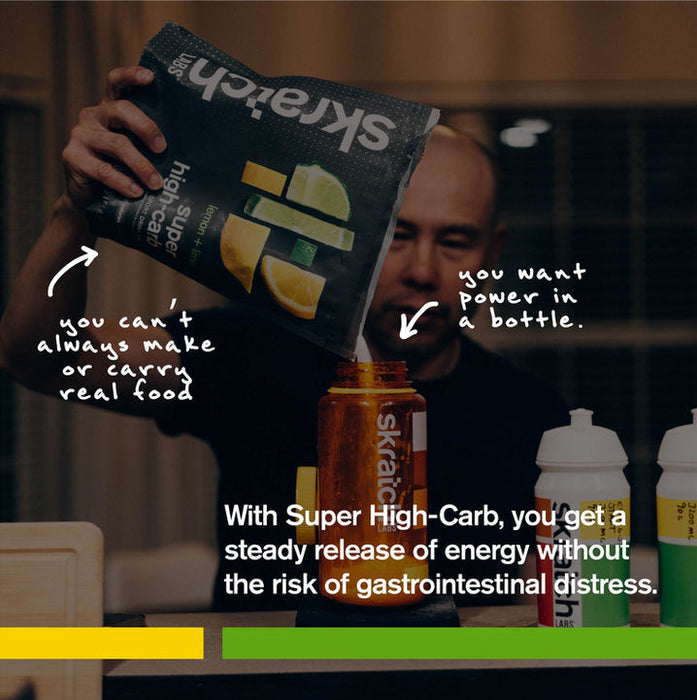 Skratch Labs Super High Carb Sport Drink Mix-Lemon + Lime