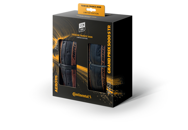 Continental 2026 Tour de France Limited Edition set Aero 111 & GP5000S TR transparent
