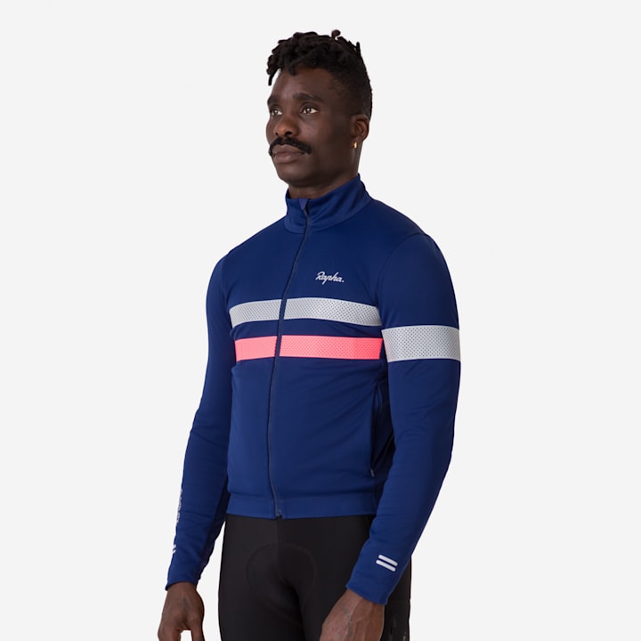 Rapha - Men's Brevet Long Sleeve Windstopper Jersey | iRIDE Store