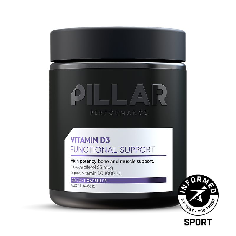 Pillar Performance D3 Sport Effect 90 Capsules