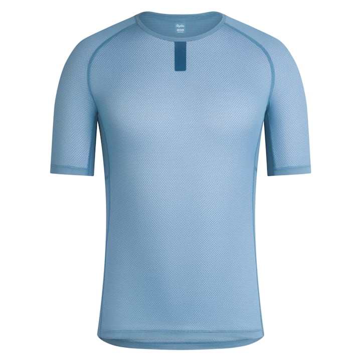 Rapha - Men's Lightweight Base Layer - Short Sleeve  - Dusted Blue/Jewelled Blue