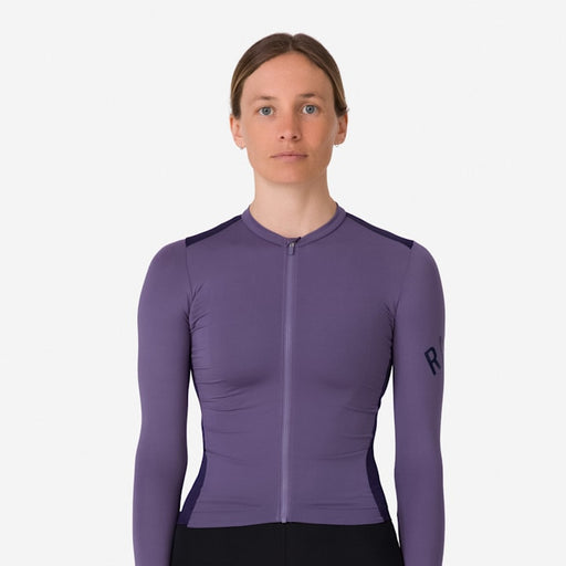 Rapha - Women's Pro Team Long Sleeve Lightweight Jersey- Dusted Lilac/Navy Purple