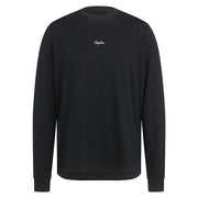 Rapha - Men's Long Sleeve Cotton T-shirt Black/White