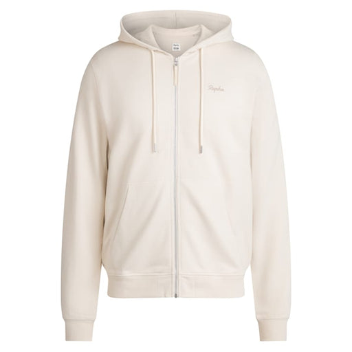 Rapha - Men's Cotton Zip Hoodie Off-White/Stone