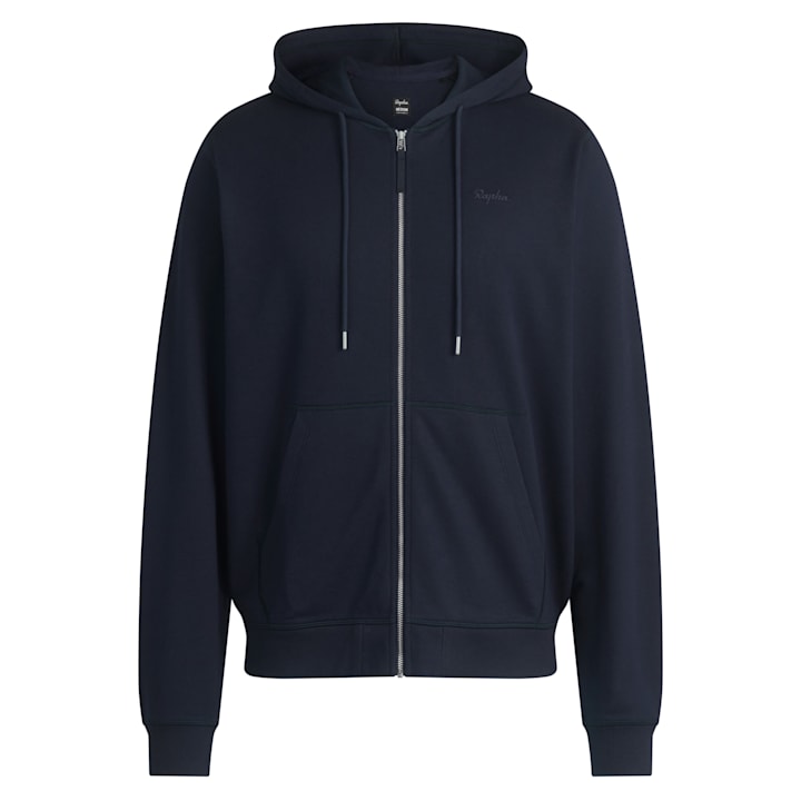 Rapha - Men's Cotton Zip Hoodie | iRIDE Store - NZ Bike Shop