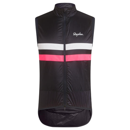 Rapha - Men's Brevet Insulated Gilet - Brand New - Dark Navy/High-Vis Pink/White