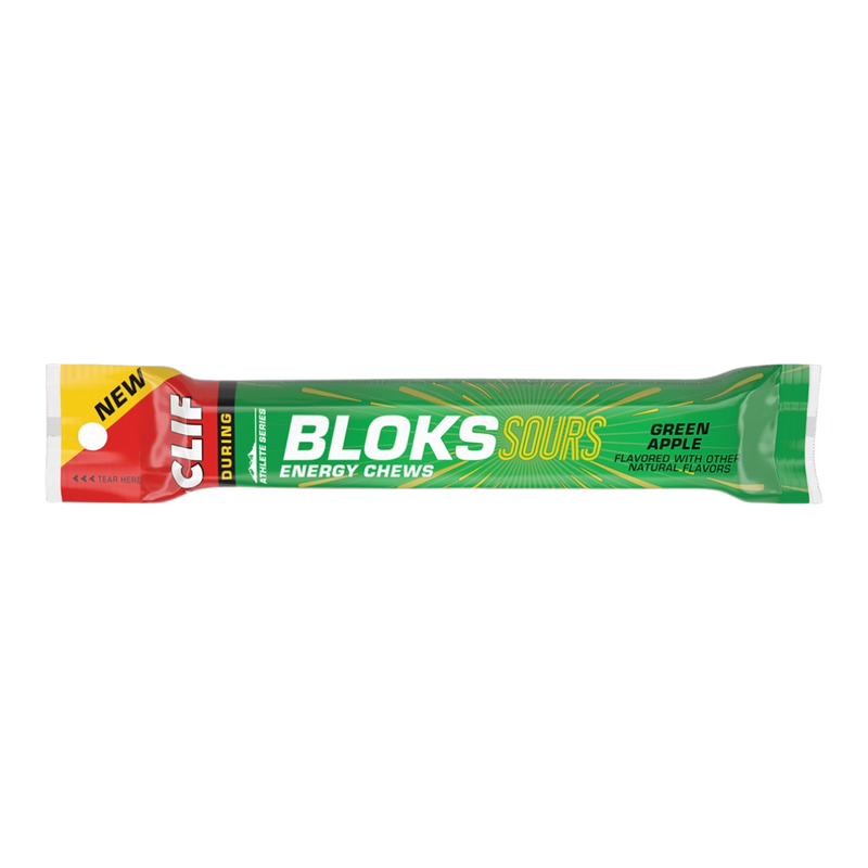 Clif Bloks Energy Chews Sour Green Apple