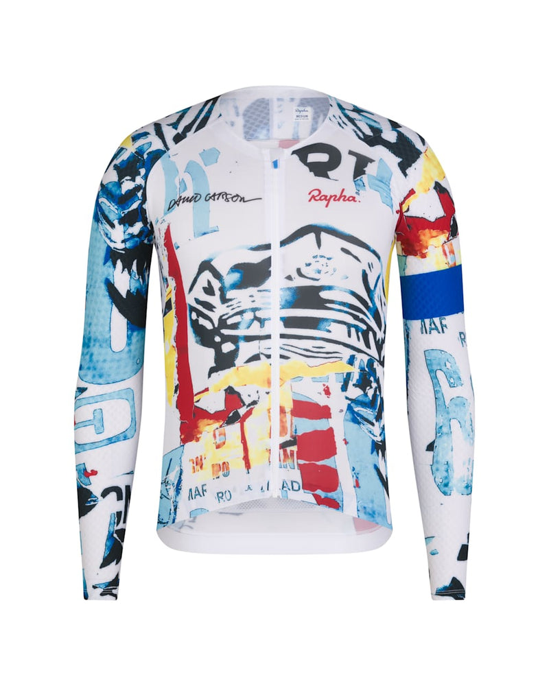 Rapha + David Carson Men's Pro Team LS Aero Jersey