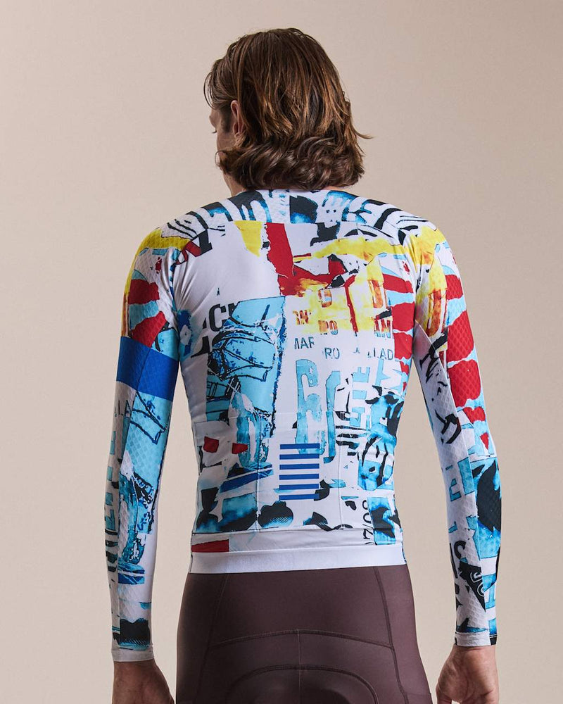 Rapha + David Carson Men's Pro Team LS Aero Jersey