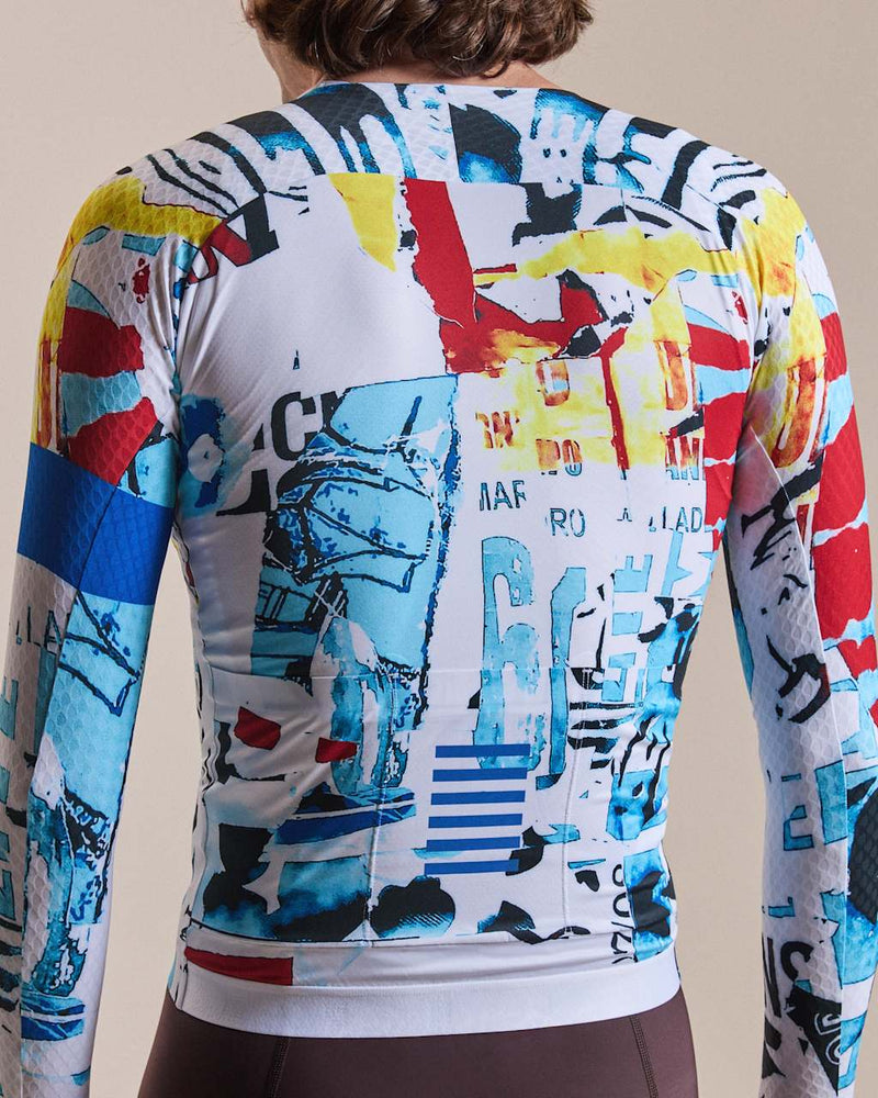 Rapha + David Carson Men's Pro Team LS Aero Jersey