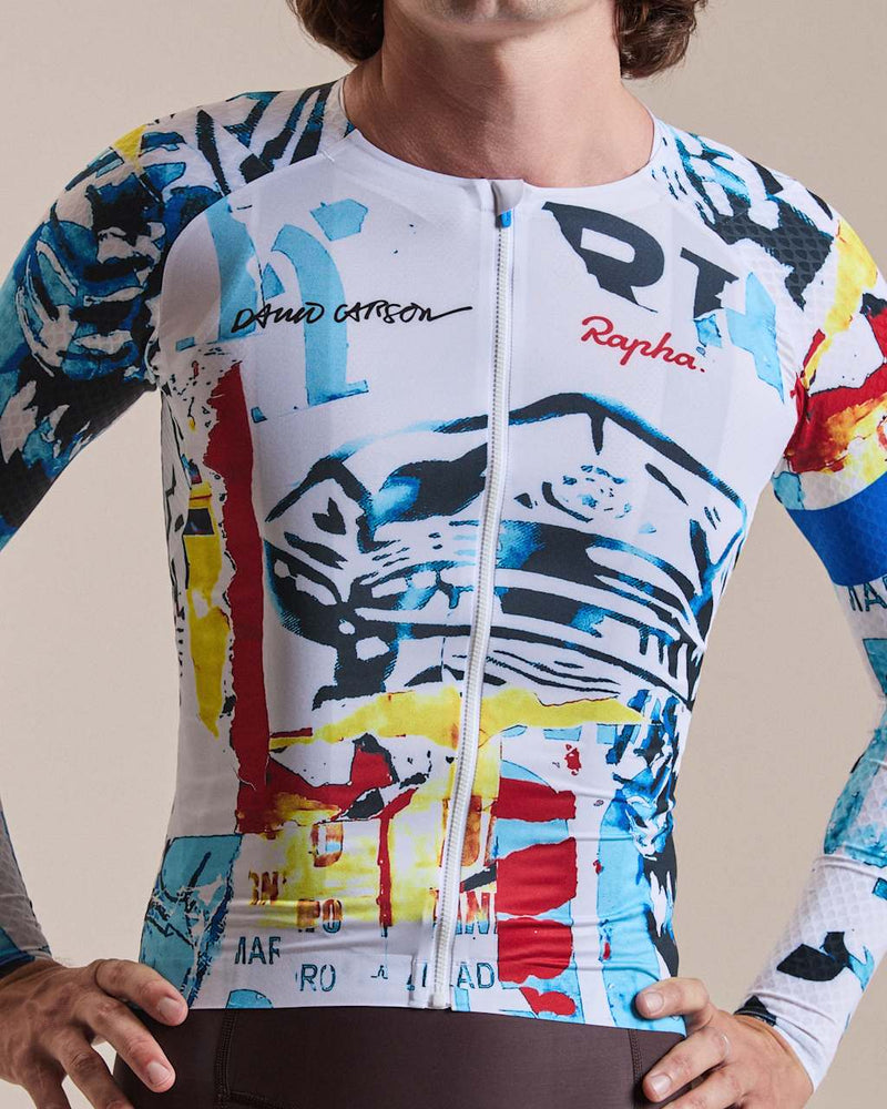 Rapha + David Carson Men's Pro Team LS Aero Jersey