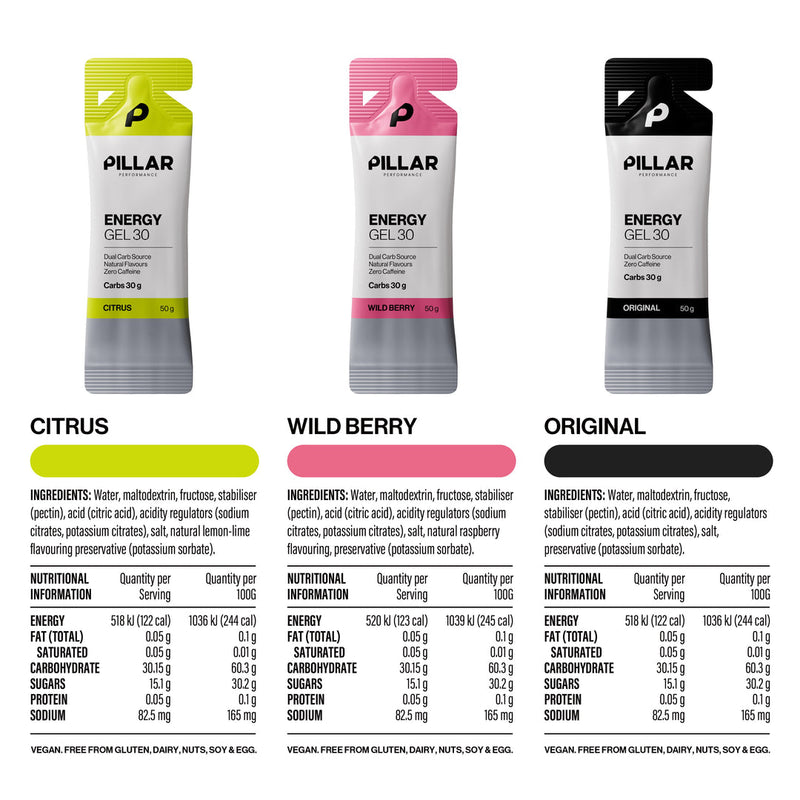 Pillar Performance Gel 30 50g Wild Berry