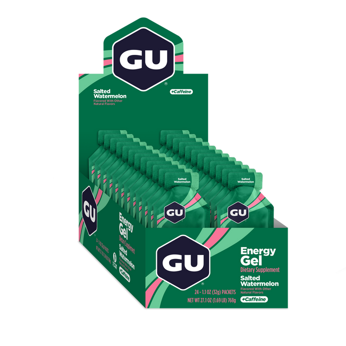 GU Energy Gel (Box of 24)-Salted Watermelon