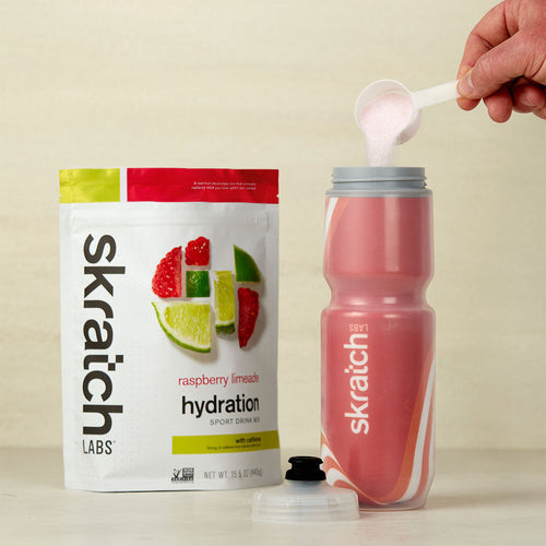 Skratch Labs Hydration Sport Drink Mix Raspberry Limenade (50mg Caffeine)