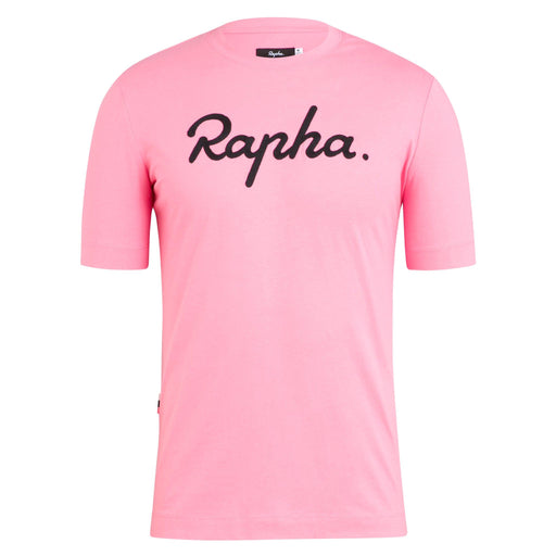 Rapha - Men's Logo T-Shirt - Pink/Black - 1