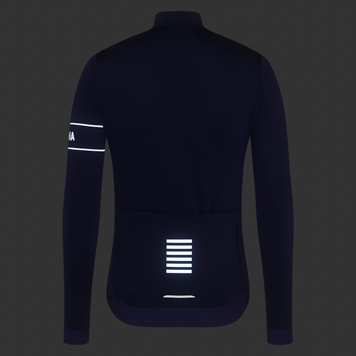 Rapha - Men's Pro Team Long Sleeve Thermal Jersey New Season Eclipse / Aleutain