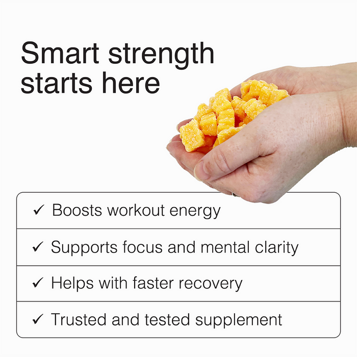 Swoleys Sour Creatine Gummy Bears 30 Serves Peach