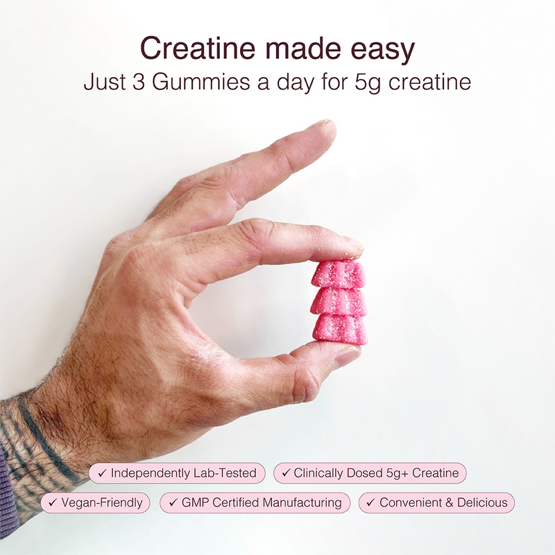 Swoleys Sour Creatine Gummy Bears 30 Serves Watermelon