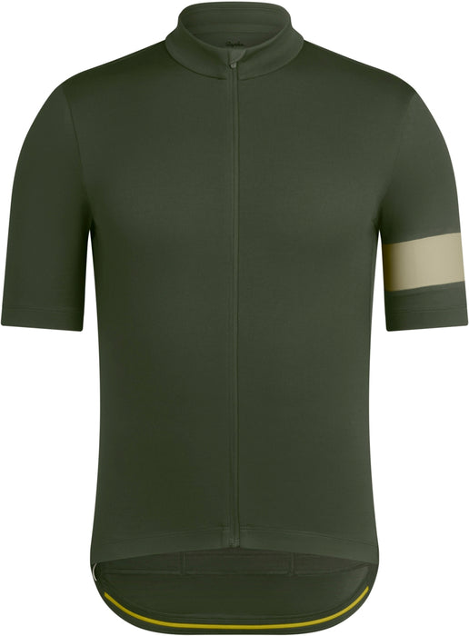 Rapha - Men's Classic Jersey - Deep Olive Green/Olive Green