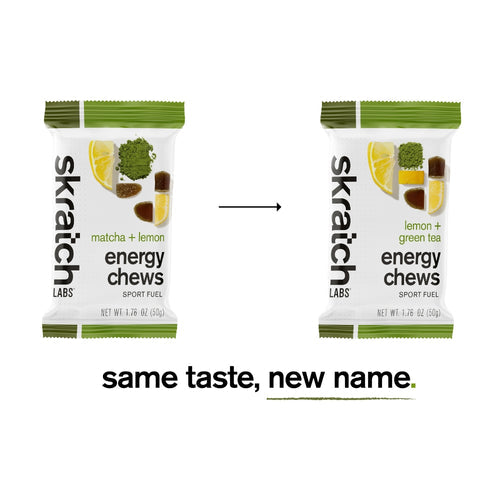 Skratch Labs Energy Chews Lemon + Green Tea