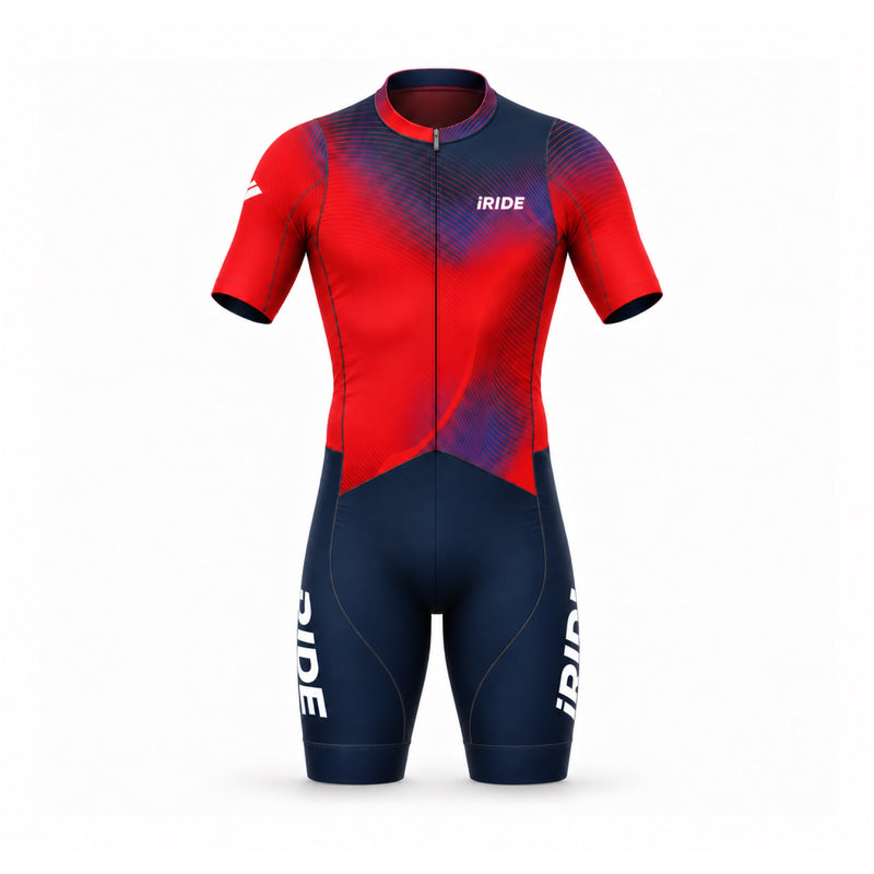 iRIDE Race Suit Fade Red/Blue