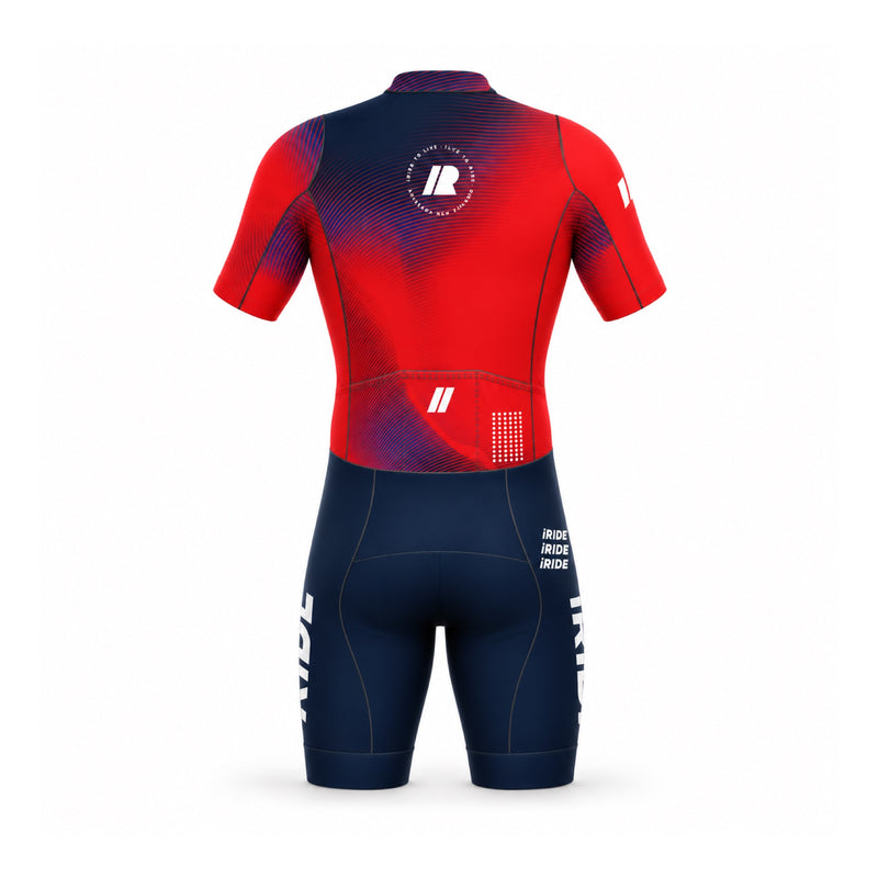 iRIDE Race Suit Fade Red/Blue