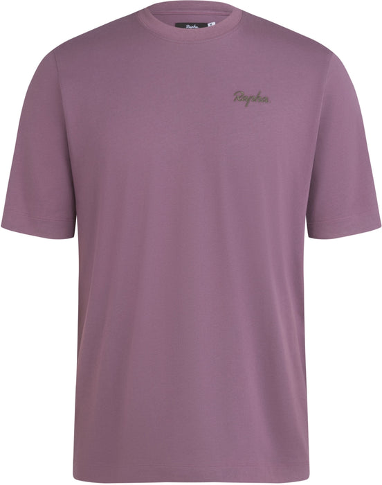 Rapha - Men's Small Logo T-Shirt - Amethyst/Black