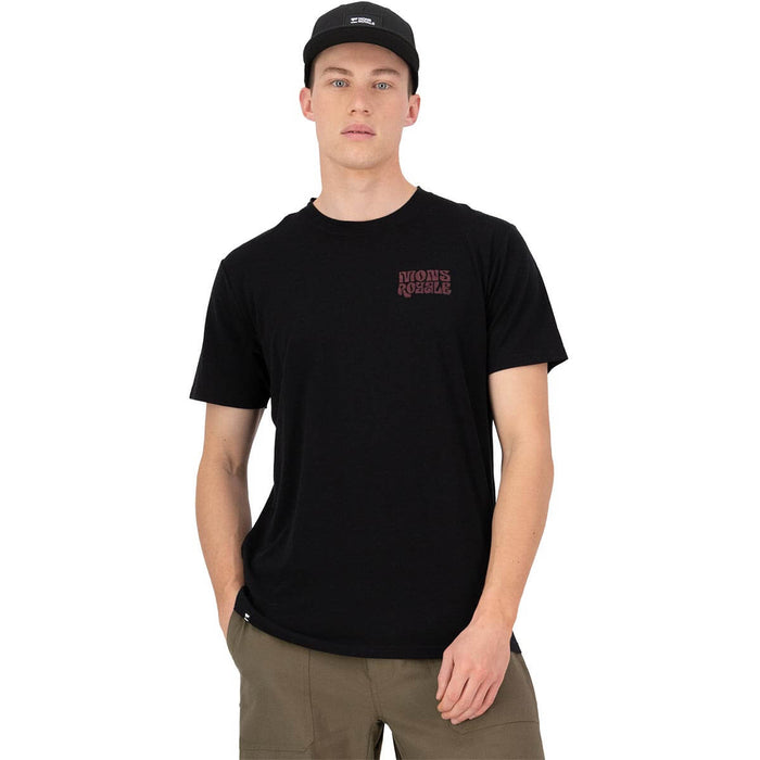 Mons Royale  Icon T-shirt Mens Shroom Rad Black