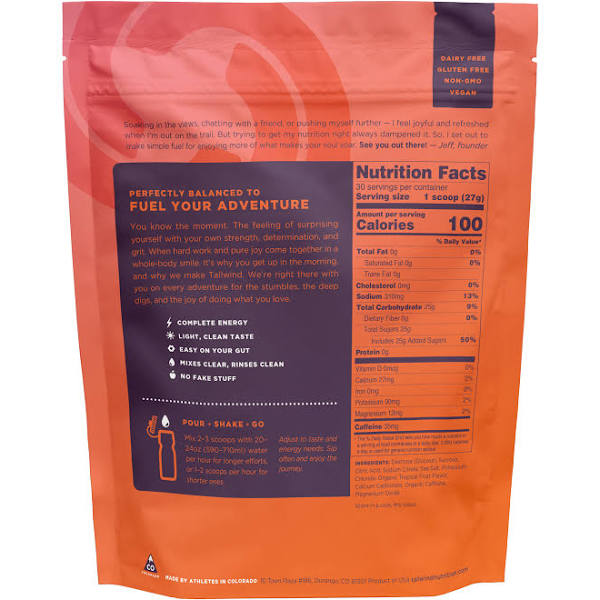 Tailwind Endurance Fuel 30 Serve/810g-Tropical Buzz