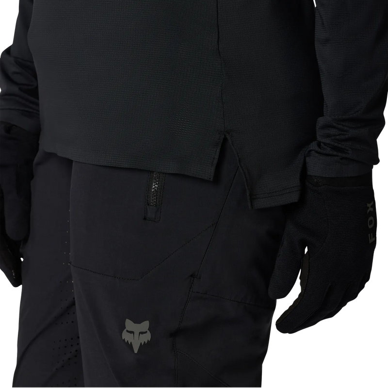 Fox Womens Flexair LS Jersey Black