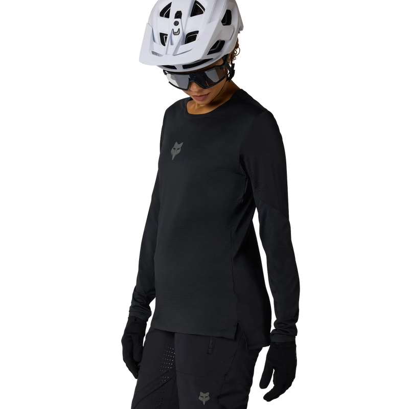 Fox Womens Flexair LS Jersey Black