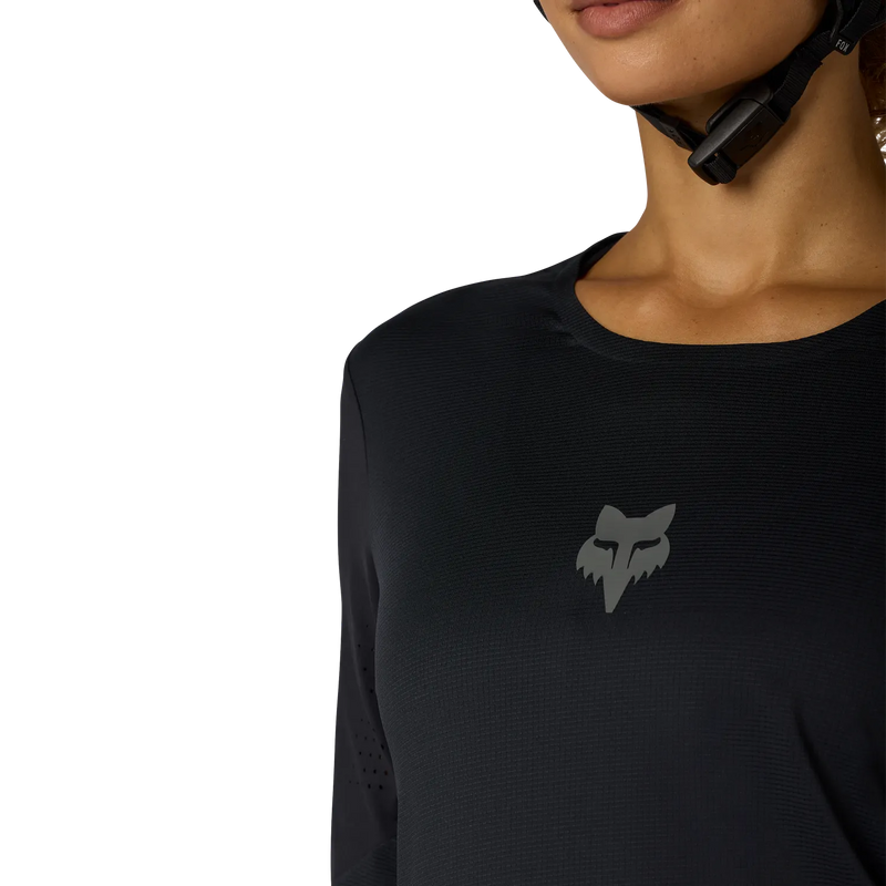 Fox Womens Flexair LS Jersey Black