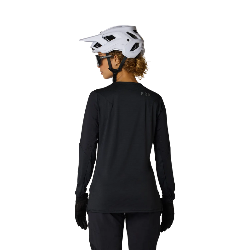 Fox Womens Flexair LS Jersey Black