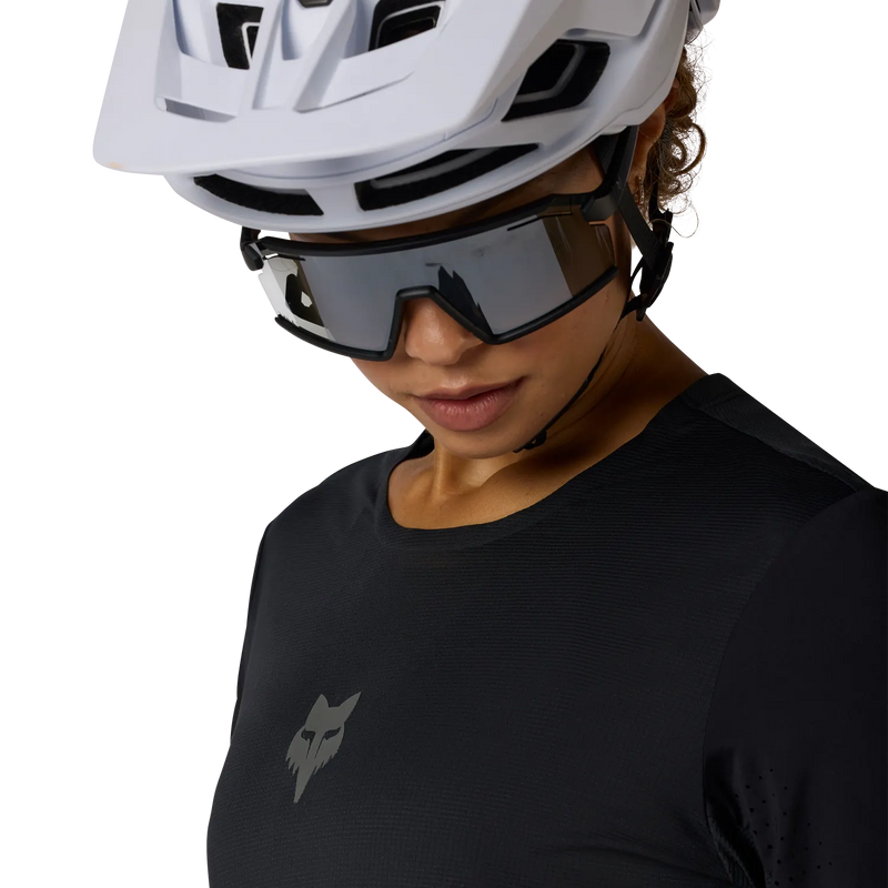 Fox Womens Flexair LS Jersey Black