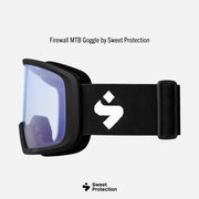 Sweet Protection - Firewall Mtb Goggle - Matte Black / Black With Clear Lens